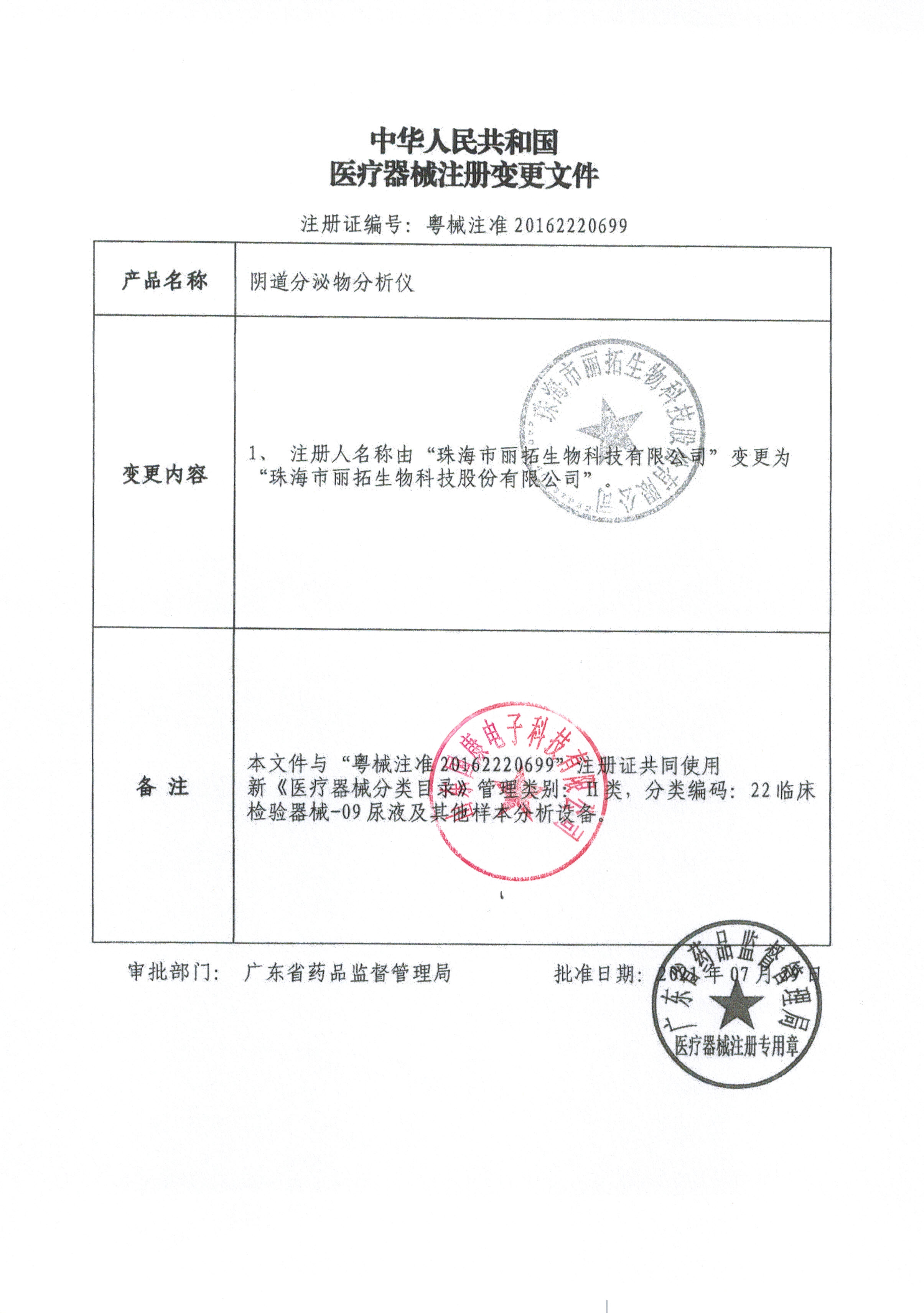 阴道分泌物检测仪（六联检LTS-V800）